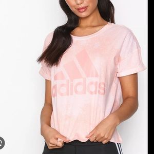 Adidas cropped tee NWT 2XL